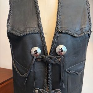 Leather Harley Davison vest